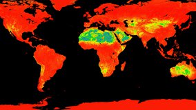 Global view of ASTER Global Emissivity Dataset Band 10 data.
