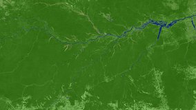 Vegetation data over the Amazon River.