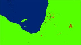 Terra MODIS Thermal Anomalies and Fire data over Australia.