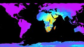 Combined MODIS Downward Shortwave Radiation (DSR) data from the MCD18C1 global product, Dec 30, 2020.