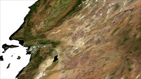 Combined MODIS BRDF Albedo Parameters 1-4-3 data from the MCD43A1 product over western United States June 7 - 22, 2020.