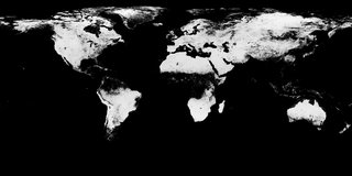 Combined MODIS BRDF Albedo uncertainty data from the MCD43D41 product across the globe, August 10, 2020.