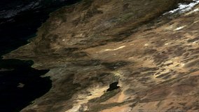 Terra MODIS surface reflectance band 1-4-3 data from the MOD09GA product over the western United States, December 5th, 2020.