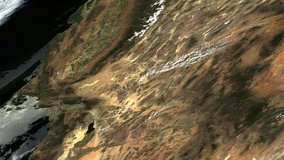 Terra MODIS Surface Reflectance data over the western United States.