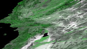Terra MODIS surface reflectance band 1-2-1 data from the MOD09Q1 product over the western United States, Nov 24 - Dec 1, 2020.