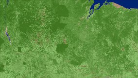 Aqua MODIS NDVI data from the MYD13A2 product over part of Brazil, August 04 - 19, 2020.