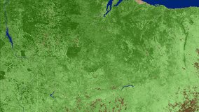 Aqua MODIS NDVI data over part of Brazil.