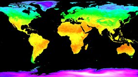 Aqua MODIS land surface temperature (LST) data from the MYD21C3 product Global Oct, 2020.
