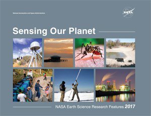 The cover of the Sensing Our Planet magazine 2017.