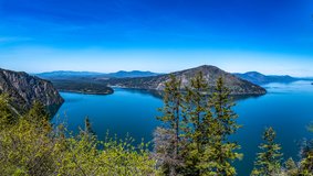 Pend Oreille Lake in northern Idaho on May 10, 2019, is one of the water reservoirs included in the VNP28C2 data product. Photo Credit: “Lake Pend Oreille panorama” by Stan Petersen /flickr.com/CC BY-NC 2.0