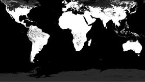 VIIRS BRDF/Albedo Snow Status data from the VNP43D52 product across the globe