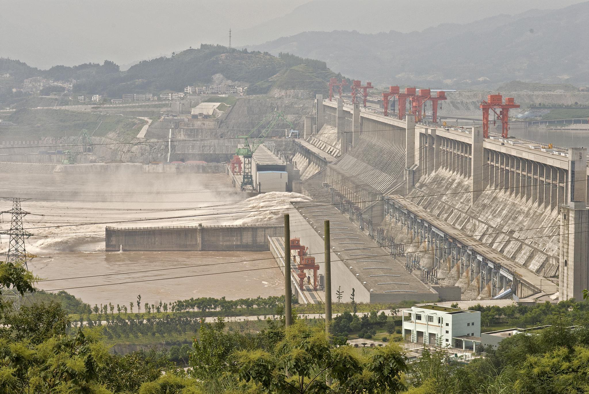 Image of the Three Gorges Dam in China, taken by Marshall Segal.